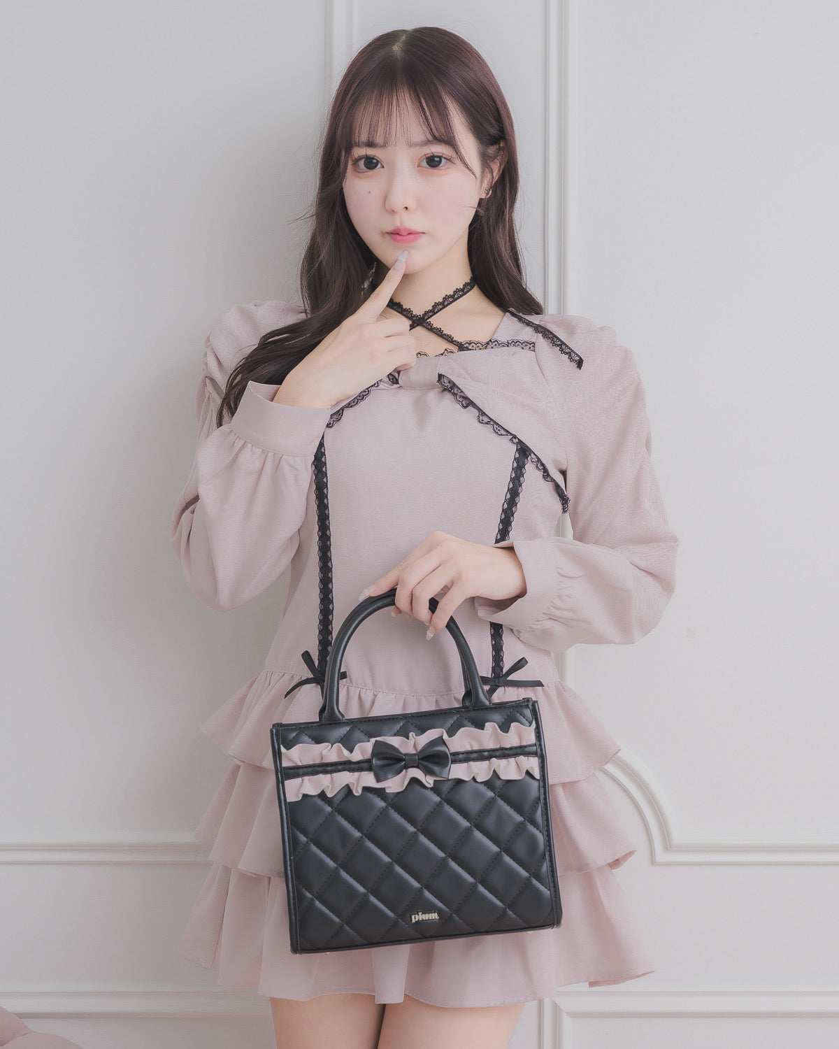 モデル身長：157cm/着用カラー：ピンク