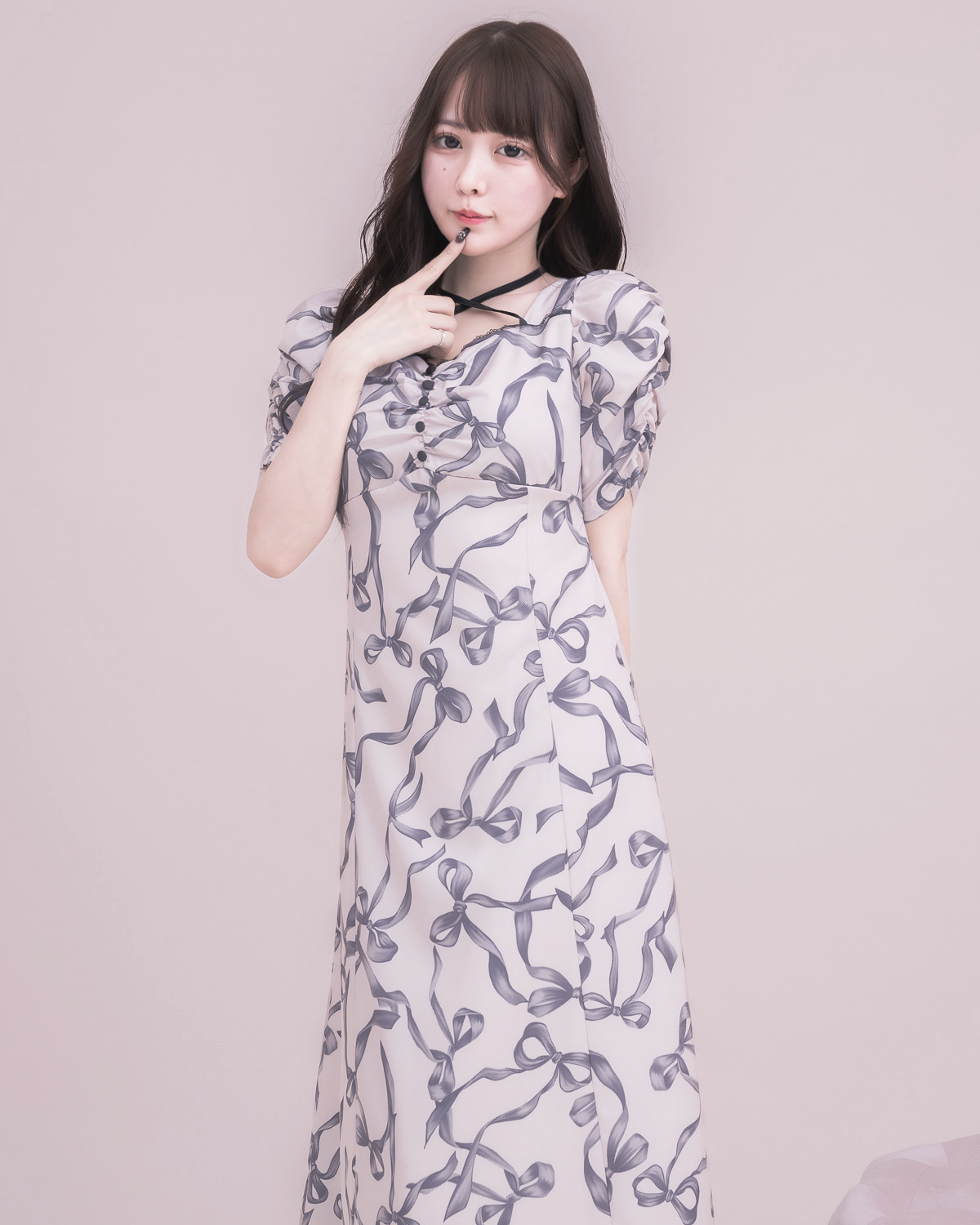 モデル身長:157cm/着用カラー:ピンク