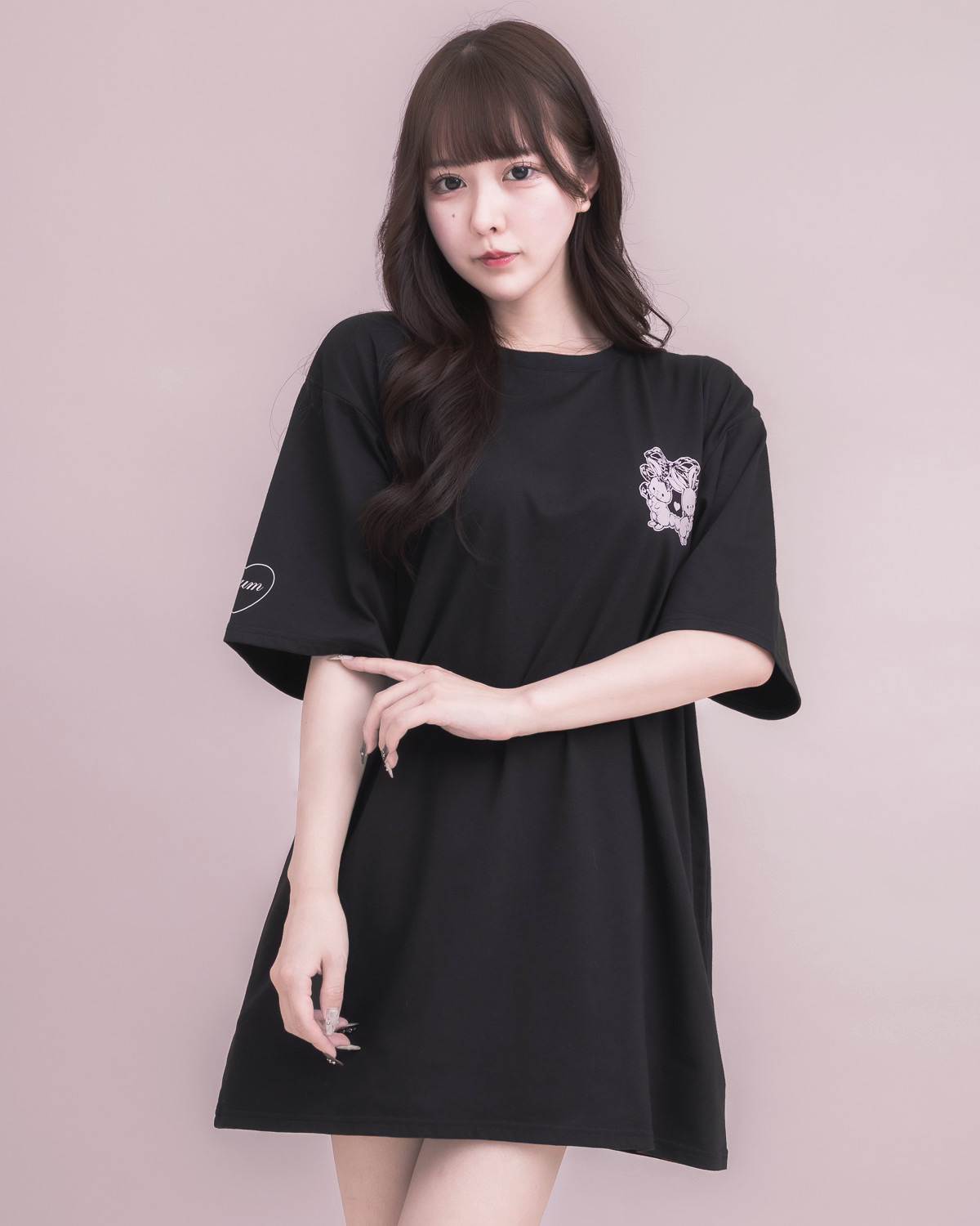 モデル身長:157cm/着用カラー:ブラック