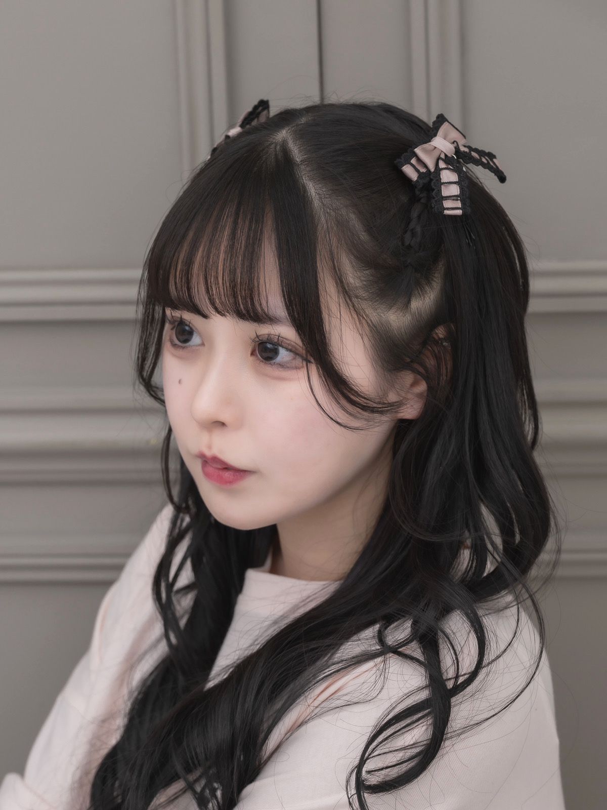 レースリボンドールクリップセット