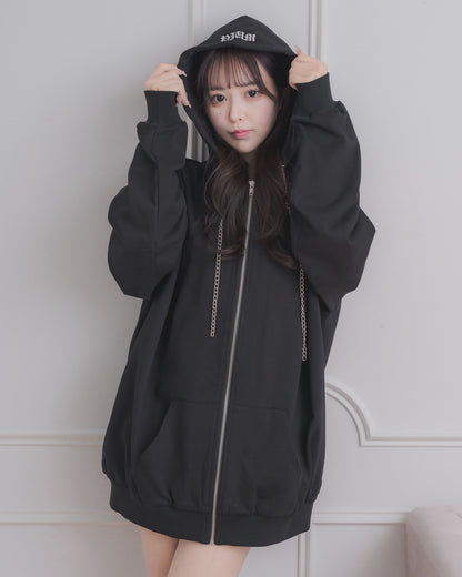 Papillon Captifオーバーサイズジップパーカー