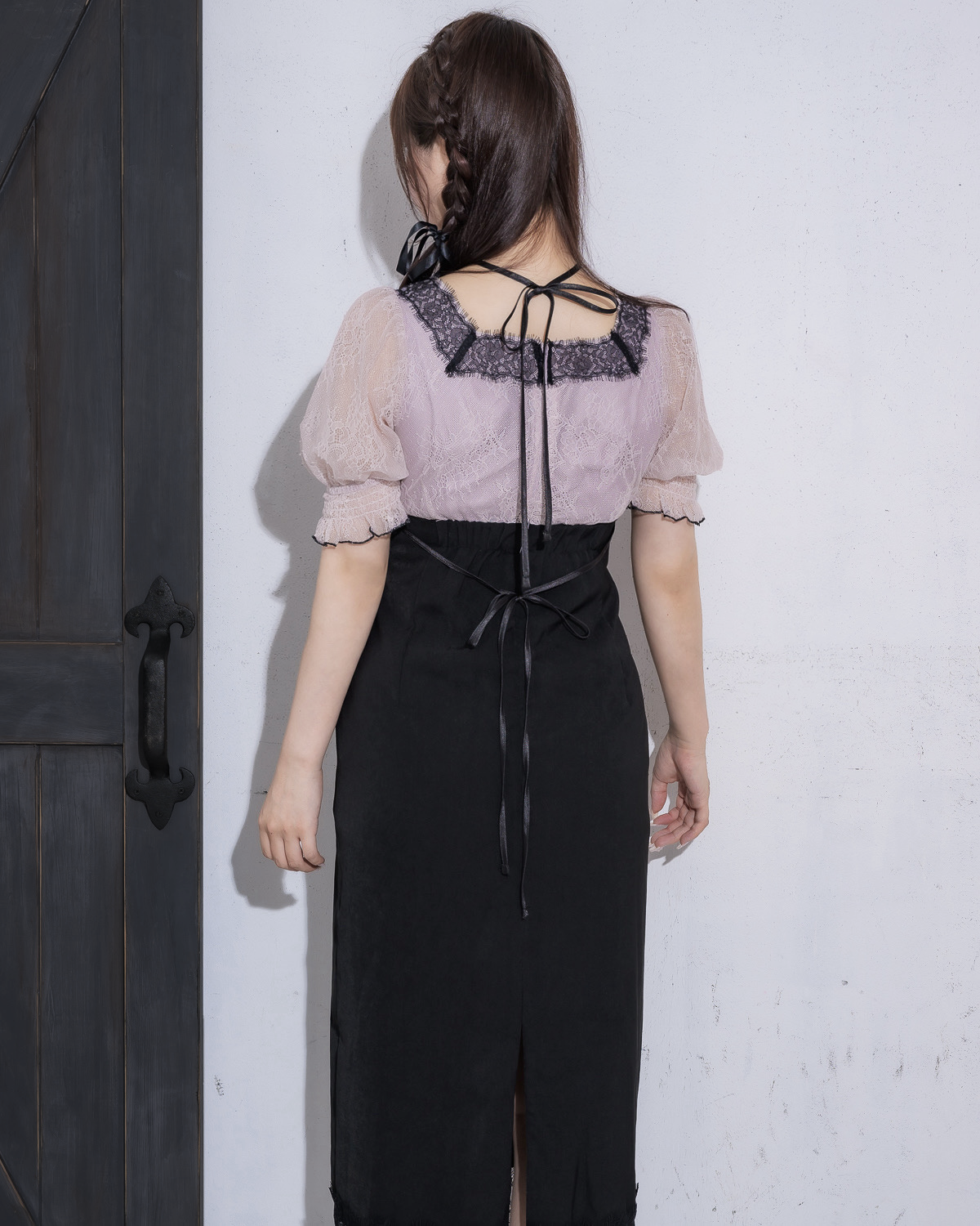 モデル身長:157cm/着用カラー:ピンク