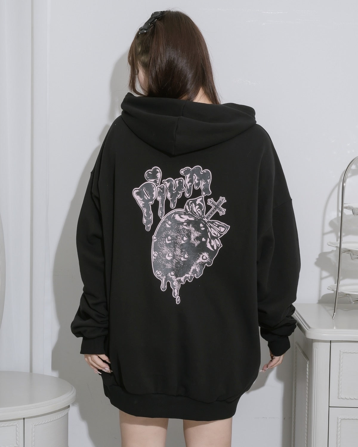 モデル身長:157cm/着用カラー:ブラック