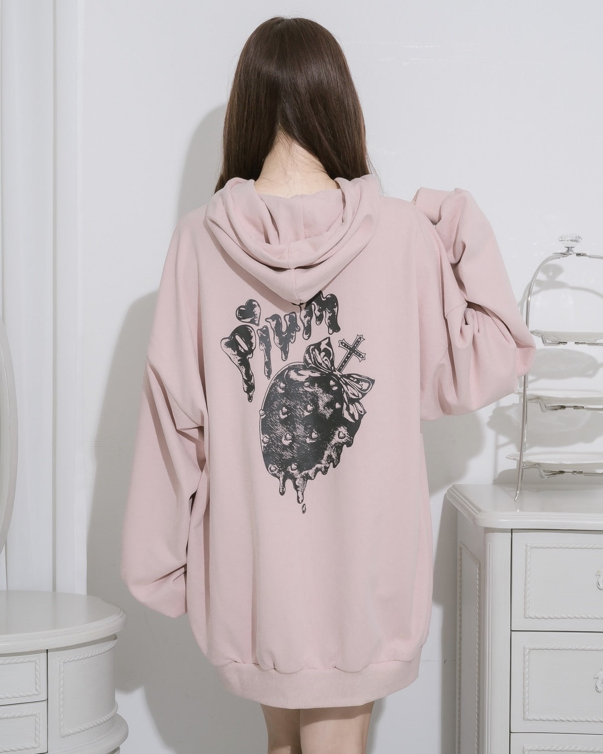 モデル身長:159cm/着用カラー:ピンク