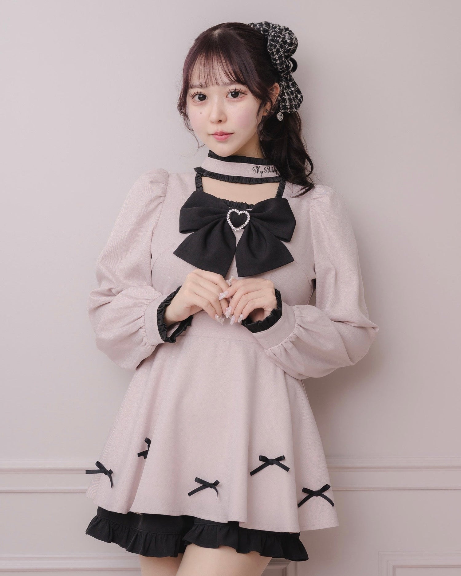 モデル身長：157cm/着用カラー:マイメロディ