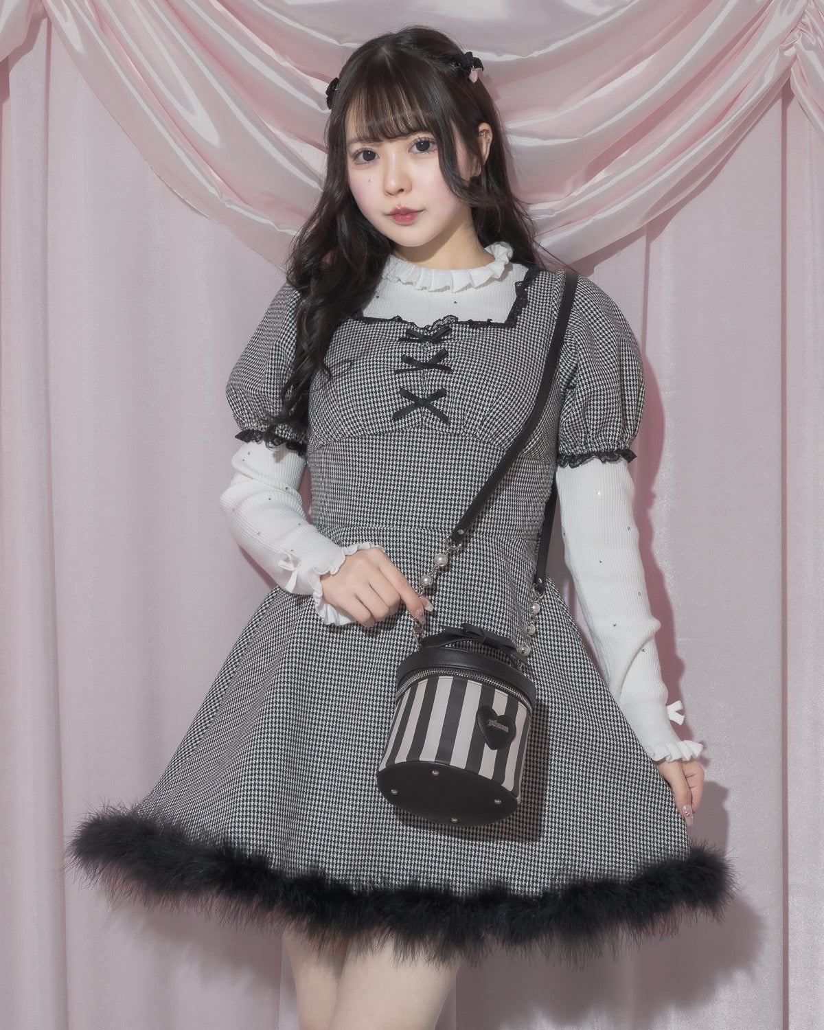 モデル身長:157cm/着用カラー:ミックス