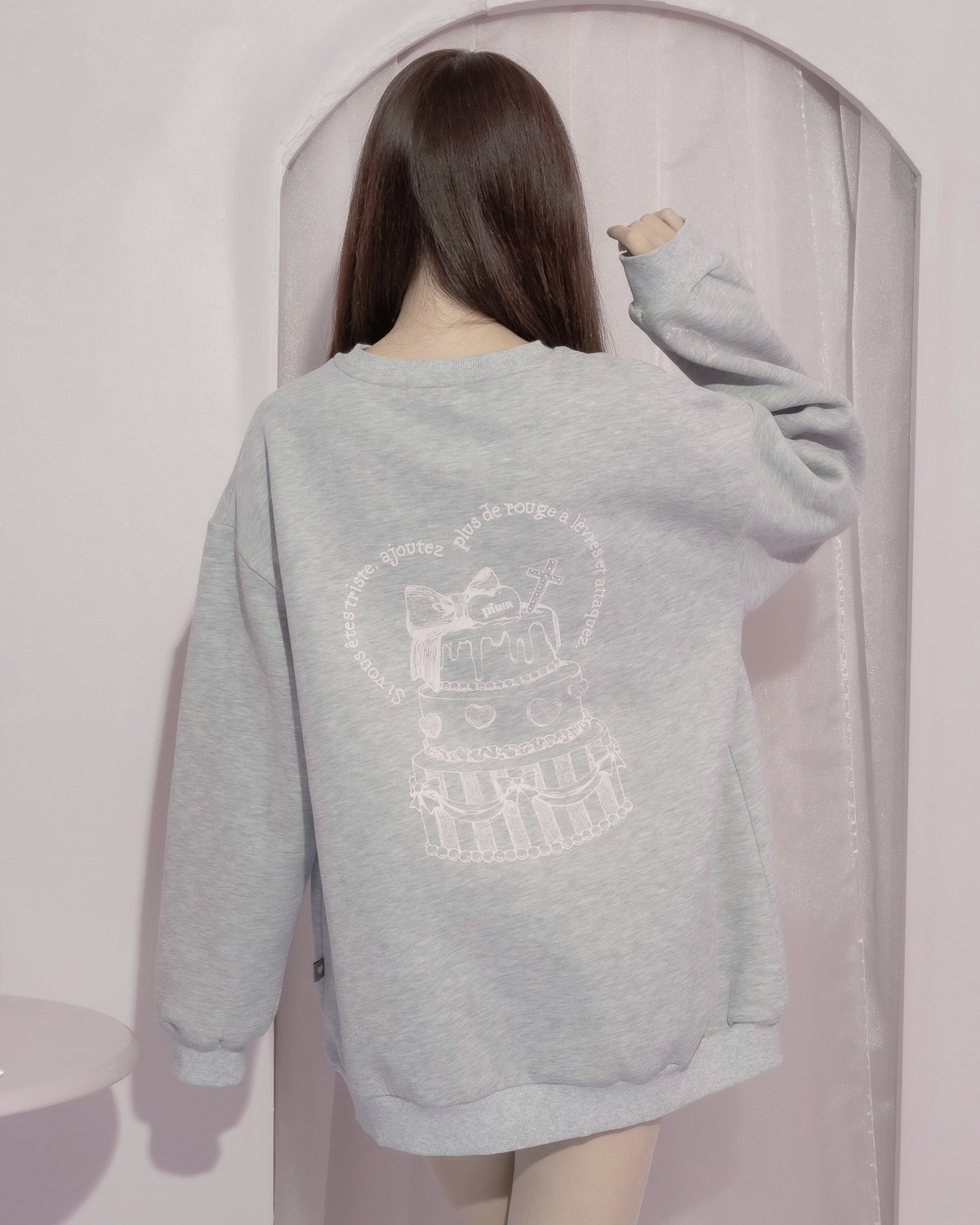 モデル身長:159cm/着用カラー:グレー