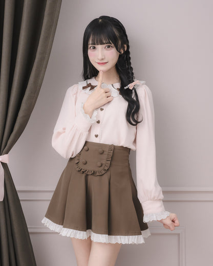 モデル身長：157cm/着用カラー:ブラウン