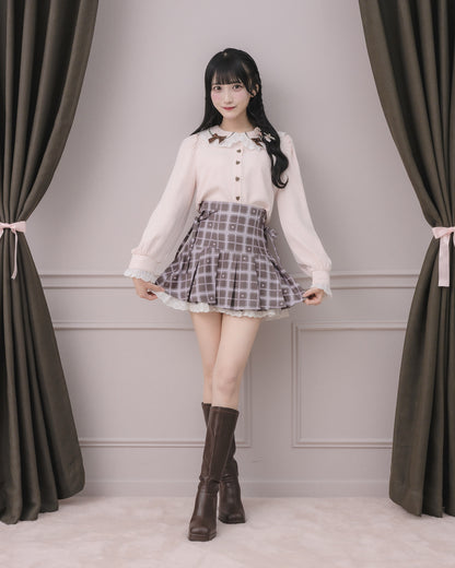 モデル身長：157cm/着用カラー:ブラウン