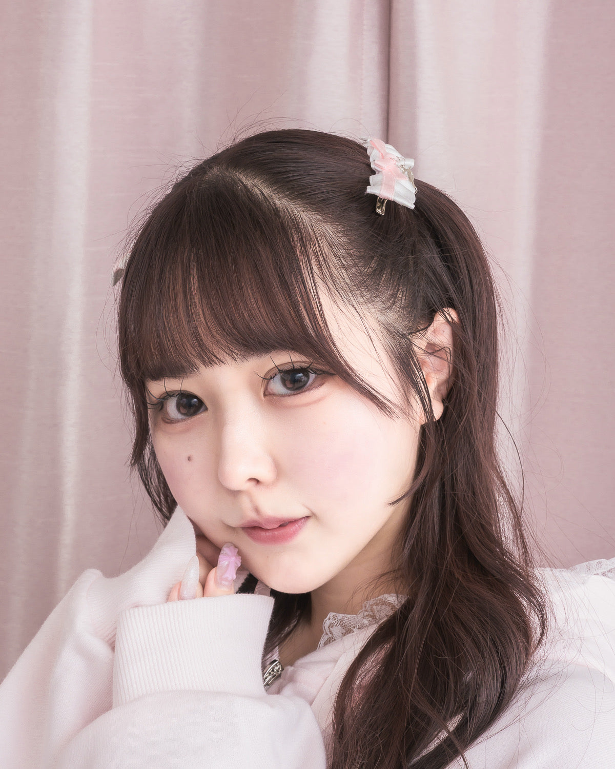Baby Milk ハンドクリーム×フリルリボンヘアクリップセット