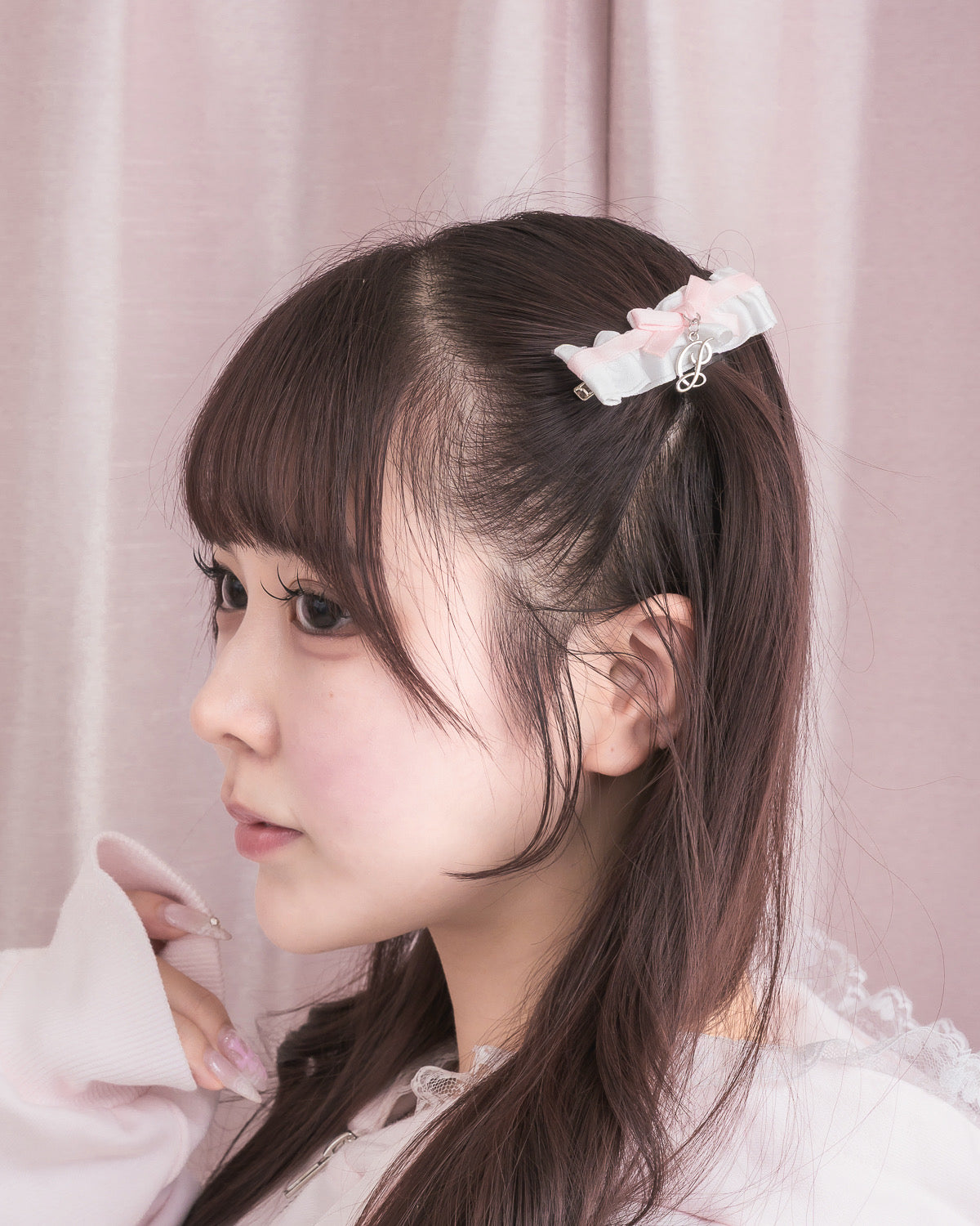 Baby Milk ハンドクリーム×フリルリボンヘアクリップセット