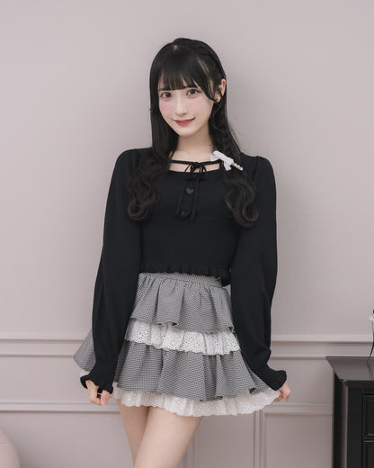 モデル身長：157cm/着用カラー:ブラック