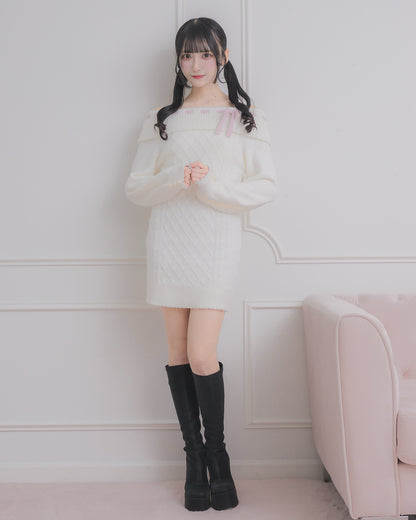 モデル身長：157cm/着用カラー:ホワイト×ピンク