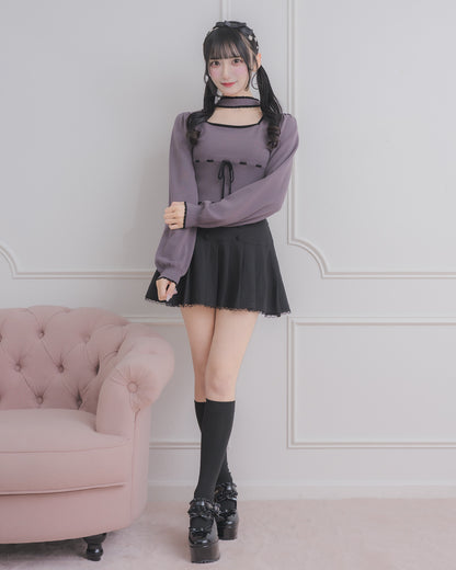 モデル身長：157cm/着用カラー:チャコール