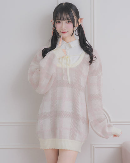 モデル身長：157cm/着用カラー:ホワイト