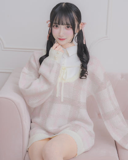 モデル身長：157cm/着用カラー:ホワイト