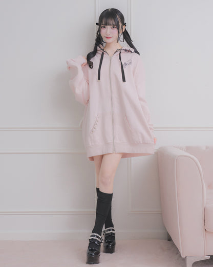 モデル身長：157cm/着用カラー:ピンク