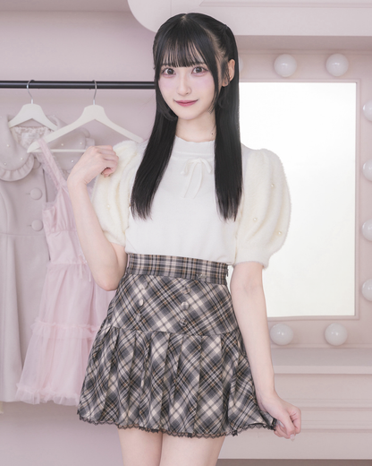 モデル身長：157cm/着用カラー:ホワイト