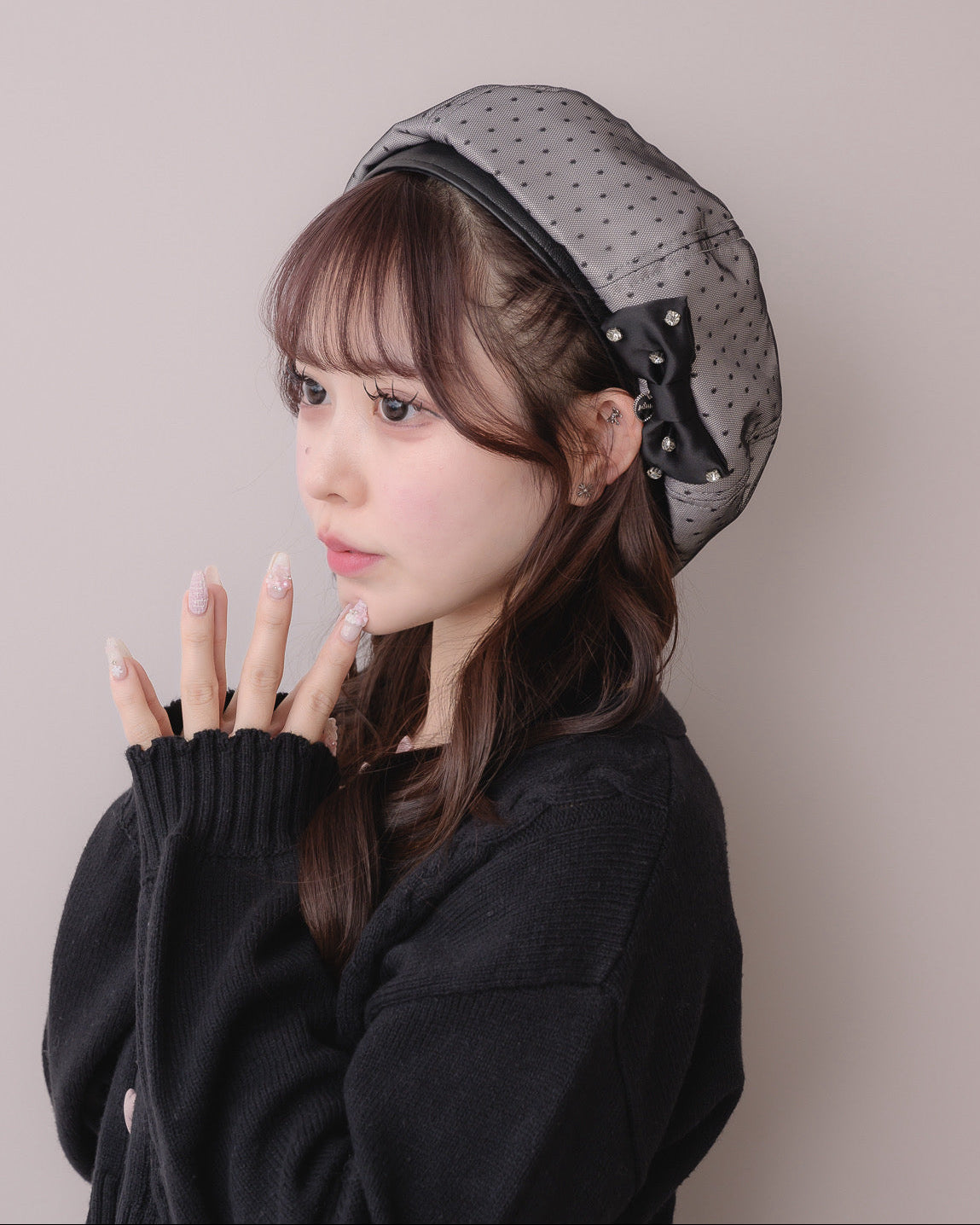 カラー：ブラック×ピンク