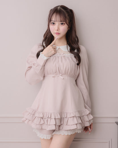 モデル身長：157cm/着用カラー:ピンク