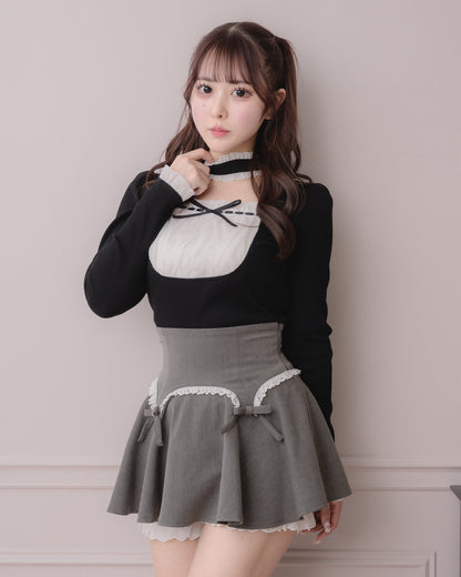 モデル身長：157cm/着用カラー:チャコール