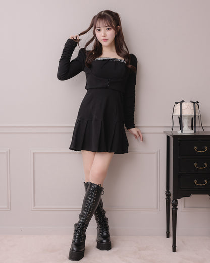 モデル身長：157cm/着用カラー:ブラック