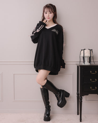 モデル身長：157cm/着用カラー:ブラック