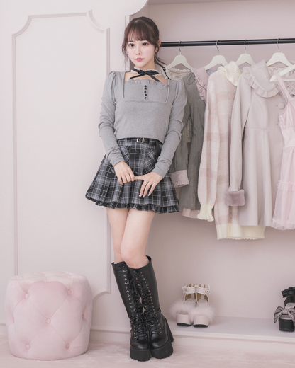 モデル身長：157cm/着用カラー : グレー