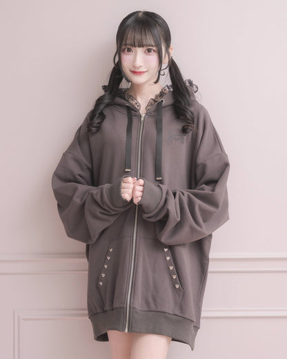 モデル身長：157cm/着用カラー:チャコール