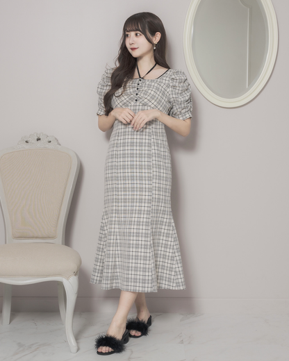 pium ぴうむ ピウム バックカットマーメイドロングワンピース バック pium ぴうむ ピウム バックカットマーメイドロングワンピース バック