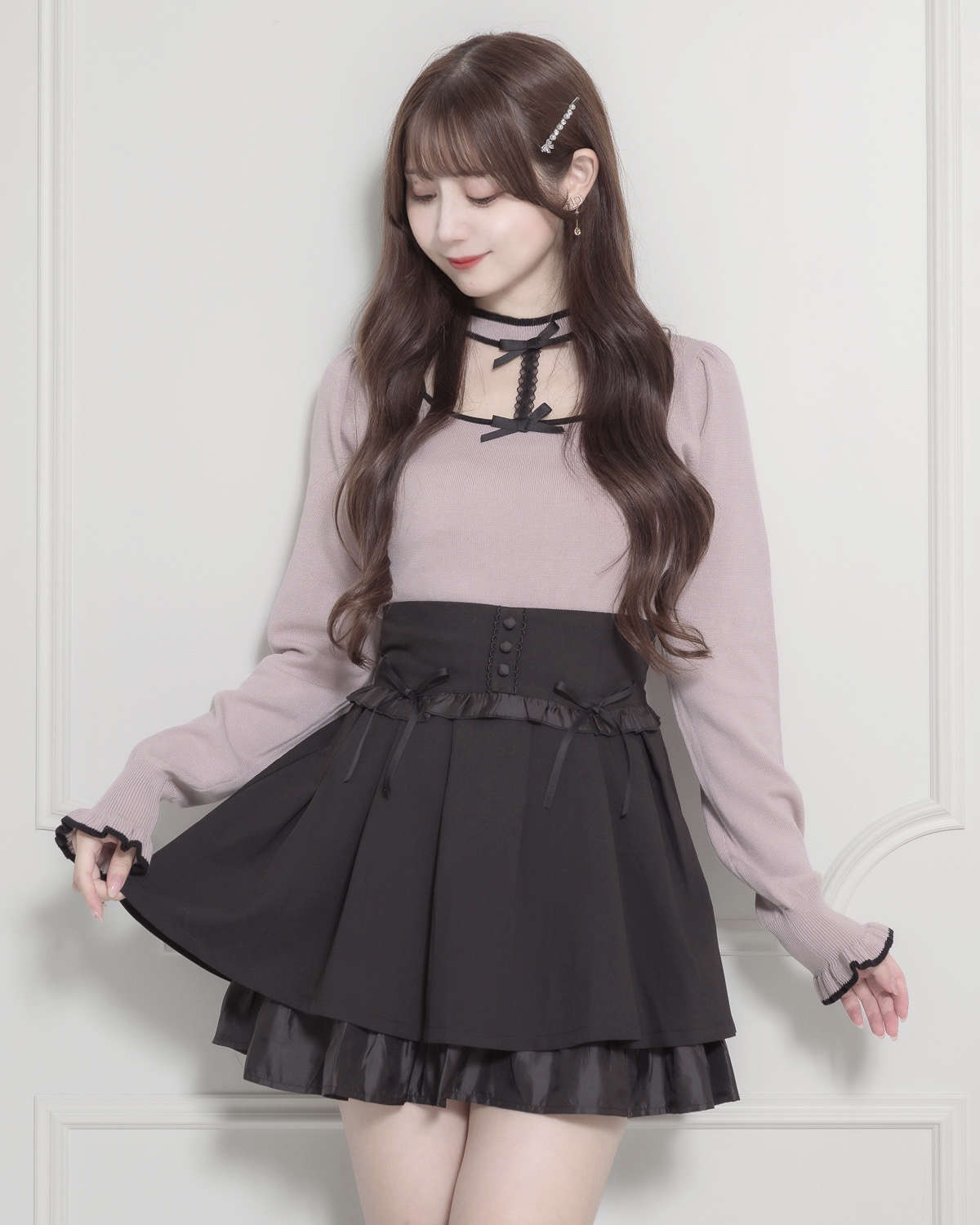 モデル身長:159cm/着用カラー: ピンク