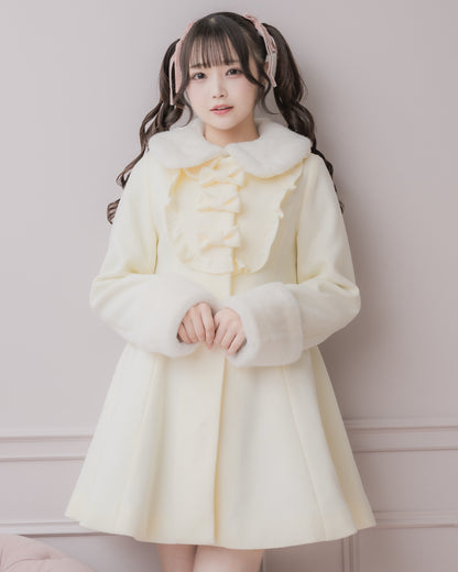 モデル身長：158cm/着用カラー:アイボリー