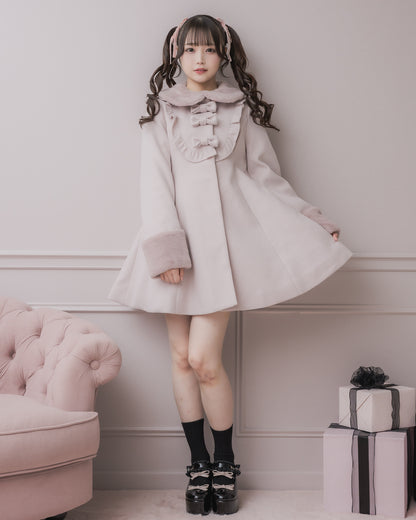 モデル身長：158cm/着用カラー:ピンク