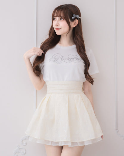 モデル身長：159cm/着用カラー:アイボリー