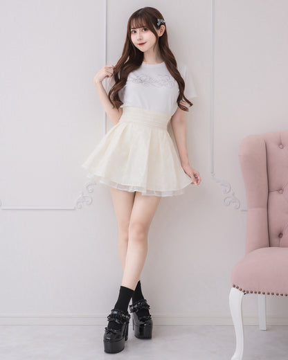 モデル身長：159cm/着用カラー:アイボリー