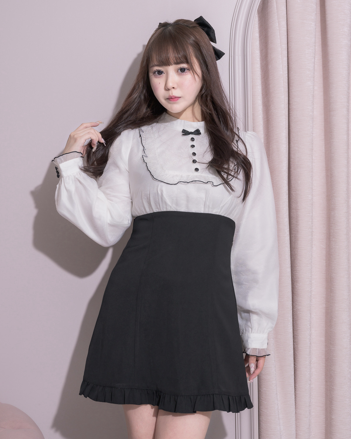 モデル身長:157cm/着用カラー: