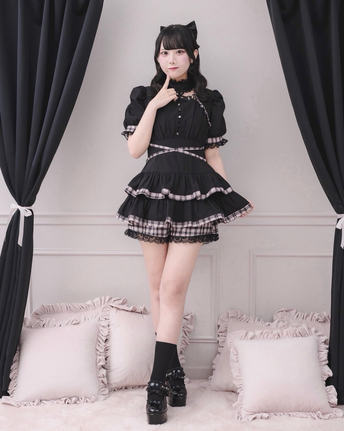 チョーカーリボンティアードセットアップ – pium