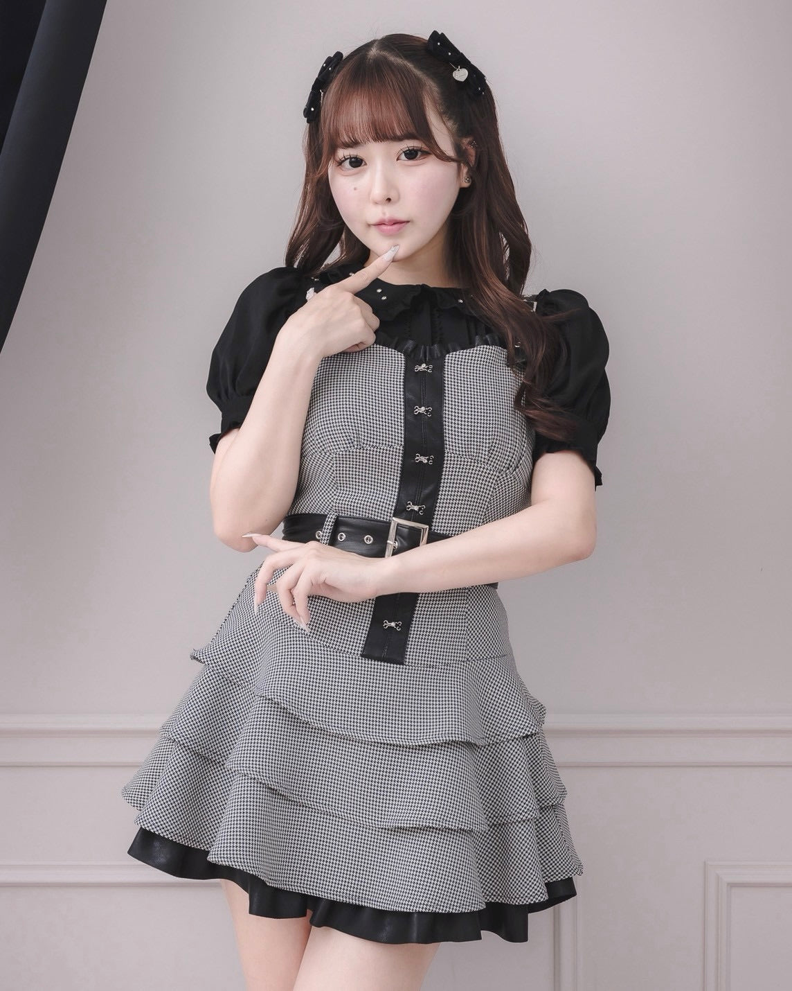 モデル身長：157cm/着用カラー：ミックス