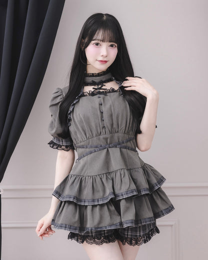 モデル身長：155cm/着用カラー：チャコール