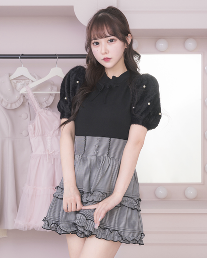 モデル身長：157cm/着用カラー:ブラック
