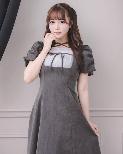 モデル身長：157cm/着用カラー : チャコール