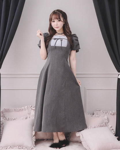モデル身長：157cm/着用カラー : チャコール