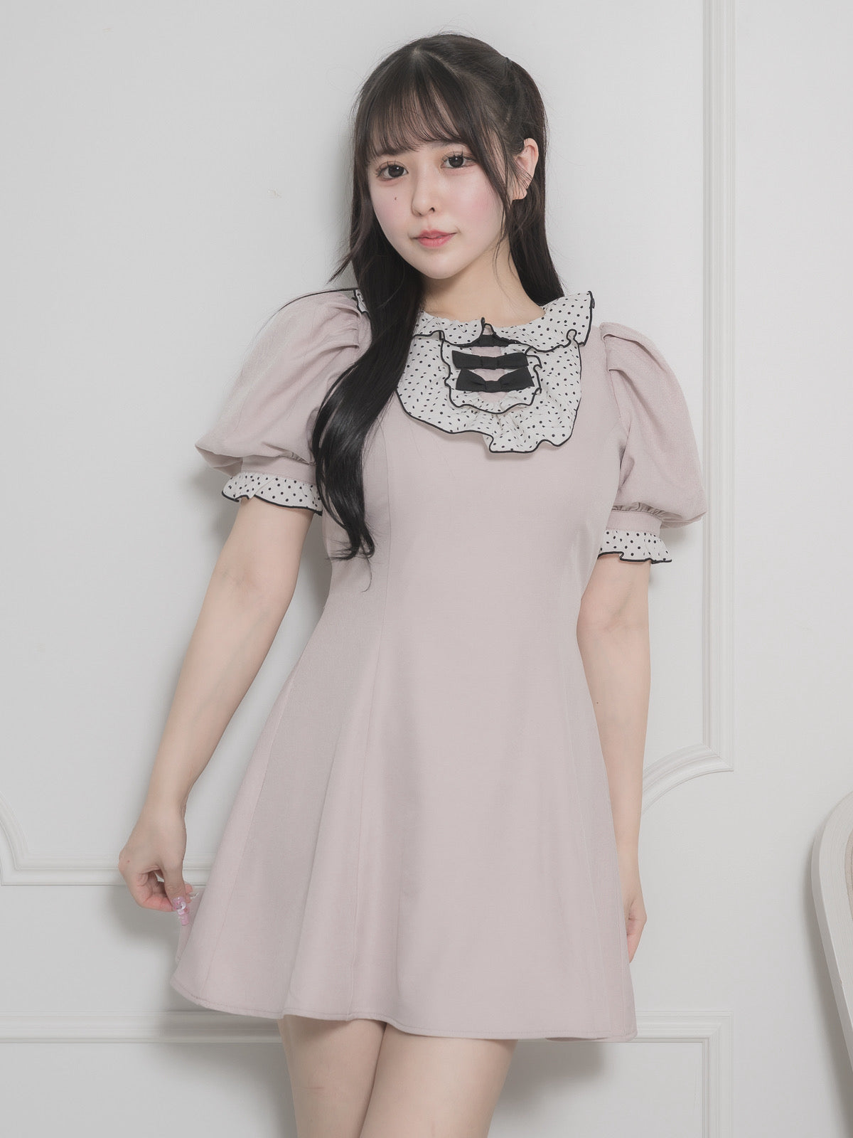 モデル身長:157cm/着用カラー:ピンク