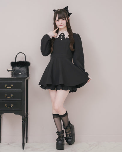 モデル身長：155cm/着用カラー：ブラック