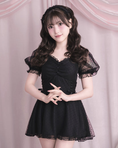 モデル身長：151cm/着用カラー：ブラック