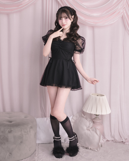 モデル身長：151cm/着用カラー：ブラック