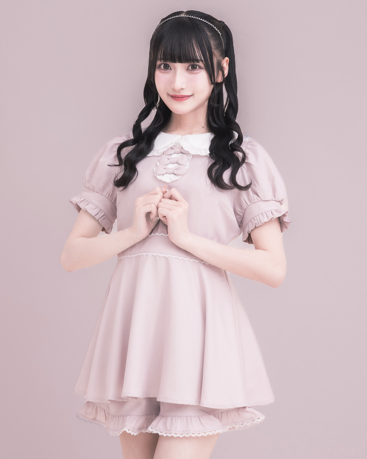 モデル身長:157cm/着用カラー : ピンク