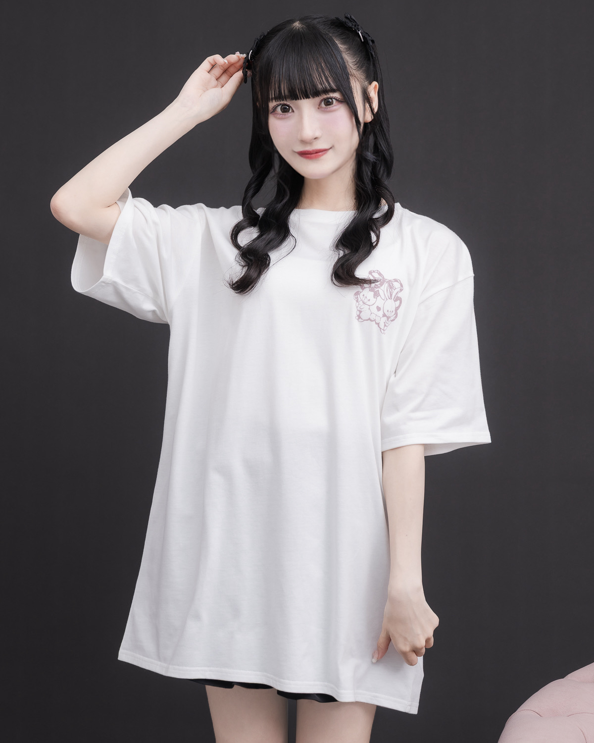 モデル身長:157cm/着用カラー : ホワイト