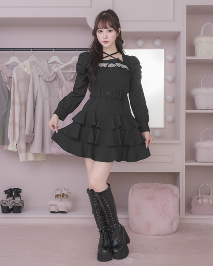 モデル身長：157cm/着用カラー : ブラック