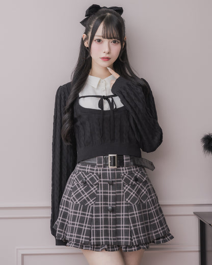 モデル身長：155cm/着用カラー : ブラック